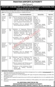 Pakistan Airports Authority Latest Jobs 2025