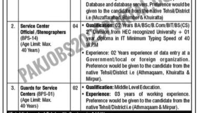 IT Board Muzaffarabad Jobs 2025